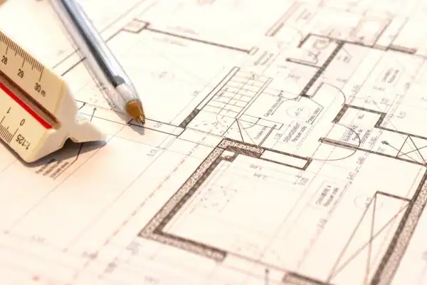 Image of architect Swanscombe drawings
